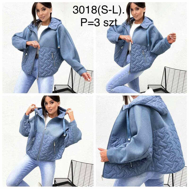 Kurtki damskie cienki Roz S-L , 1 Kolor Paczka 3 szt 1